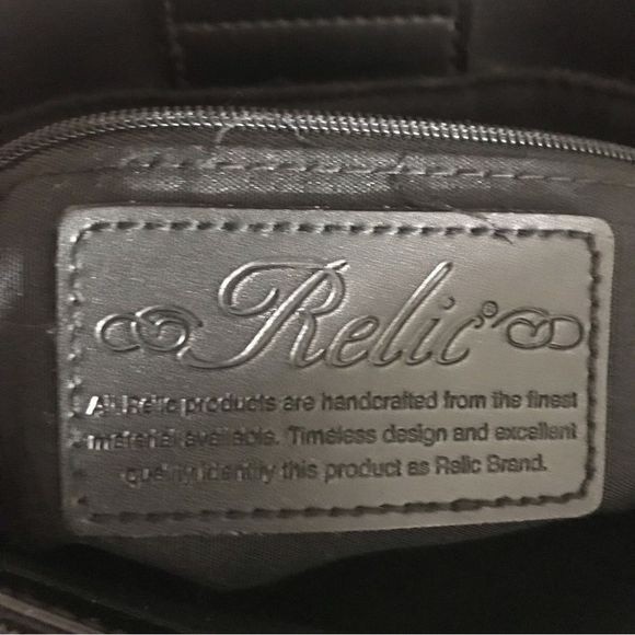 RELIC Tote Canvas Multicolored Stripes Size 13” x 11 - Picture 12 of 12